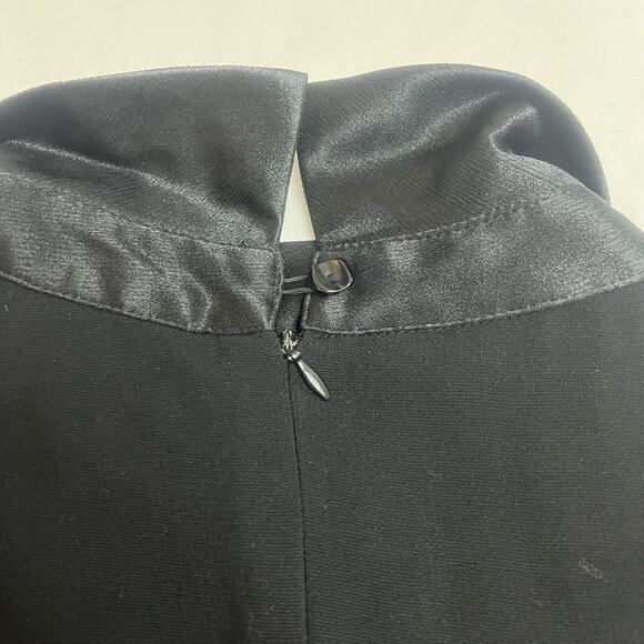 VTG Dress Sz S Collar Academia Wednesday Adams Gothic Dark Academia Difference - Picture 9 of 12